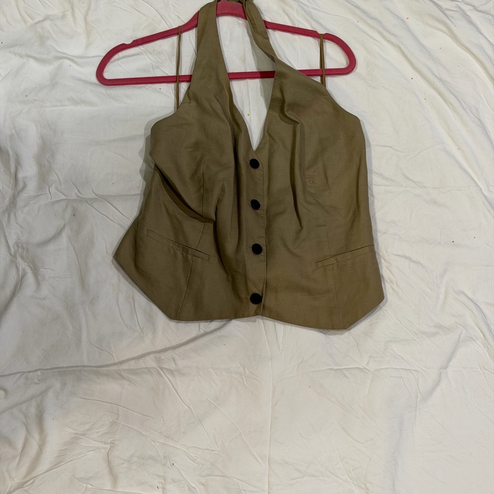 GAP Olive Halter Top